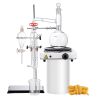 VEVOR Essential Oil Distillation Kit, 500ml Distillation Apparatus, 3.3 Boro Lab Glassware Distillation Kit with 1000W Heating Plate and 24, 40 Joint