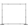 VEVOR 10ft x 10ft Pipe and Drape Kit, Heavy Duty Backdrop Stand with Carbon Steel Base