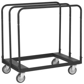 VEVOR Drywall Cart, 1500 LBS Panel Dolly Cart with 36.02" x 24.02" Deck and 5" Swivel Wheels, Heavy-Duty Drywall Sheet Cart, Handling Wall Panel