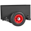 VEVOR Panel Dolly, 600LBS Capacity Slab Dolly, Heavy-duty Drywall Mover with 8" Pneumatic Wheels, Adjustable Clamp Panel Cart for Drywall Sheet