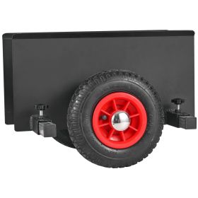 VEVOR Panel Dolly, 600LBS Capacity Slab Dolly, Heavy-duty Drywall Mover with 8" Pneumatic Wheels, Adjustable Clamp Panel Cart for Drywall Sheet