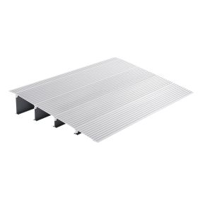 VEVOR Door Threshold Ramp, 4" Rise, 800 lbs Load Capacity, Door Ramp for Wheelchairs, Aluminum Threshold Ramp for Doorways