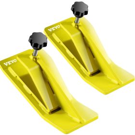 VEVOR Tractor Bucket Protector, 2pcs Ski Edge Protector, 12" Long Turf Tamer Skid Protector, 4" Width