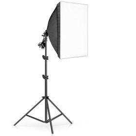SH Photography 50x70CM Softbox Lighting Kits Professional Light Box System With E27 Photographic Bulbs Photo Studio Equipment