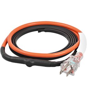 Self-Regulating Pipe Heating Cable 3FT 5W/FT Heat Tape with Thermostat