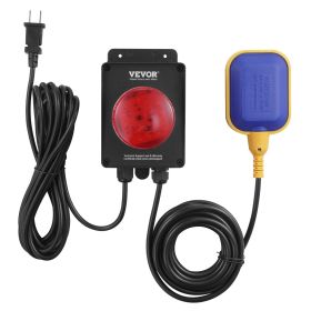VEVOR Sump Pump Alarm With 16.4ft Level Float Switch Loud Alarm LED Indicator