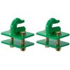 VEVOR 3/8" Tractor Bucket Hooks Grade 70 Forged Steel Grab Hooks Backer Plate