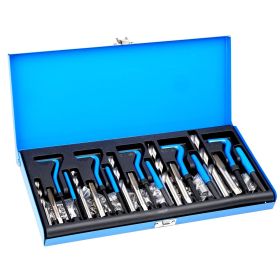 VEVOR 131 PCS Helicoil Thread Repair Kit SAE Tool 1/4 5/16 3/8 7/16 1/2 in UNC