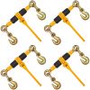 VEVOR Chain Binder Ratchet Load Binder 1/4"-5/16" 2600 lbs for Tie Down 4 Pack