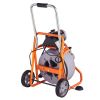 VEVOR Drain Cleaner Machine 75FT x 1/2 Inch Auto Feed with Wheels & 8 Cutters
