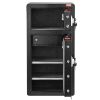VEVOR Double Door 5.5 cu.ft Safe Box with Key Lock Password Cabinet Black, organize cash, passports, jewelry, gold, watches and documents
