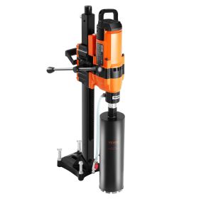 VEVOR Core Drill Machine 0.8-11.8in Dia 3500W Diamond Core Drill Rig with Stand