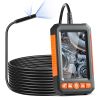 VEVOR Endoscope Camera with Lights Dual Lens Borescope 16.4FT Cable 4.3" Screen