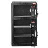 VEVOR Double Door 4.5 cu.ft Safe Box with Key Lock Password Fireproof Bag Black, organize cash, passports, jewelry, gold, watches and documents