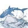 VEVOR Remote Control Shark Toy 2.4 GHz High Speed RC Boat for Kids Adults Gift
