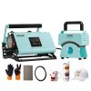 VEVOR 2 in 1 Tumbler and Hat Heat Press Machine Heat Machine for Caps Hats Mugs