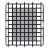 VEVOR Cargo Net Heavy Duty Cargo Net 72" x 57" Adjustable Buckles & S-Hooks