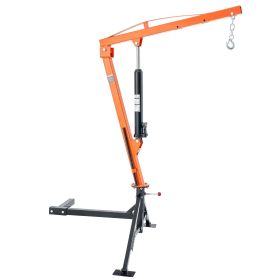 VEVOR Hydraulic Pickup Truck Crane Hoist Crane 1000 lbs 360° Swivel Hoist Lift