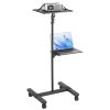 VEVOR Projector Floor Stand Adjustable Height from 22.8 to 57.3 in, DJ Equipment, Projector Mount with Tray, Ideal for Outdoor Movies