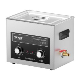 VEVOR Ultrasonic Cleaner with Heater and Timer, Digital Sonic Cavitation Machine