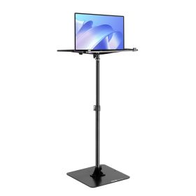 VEVOR Projector Floor Stand Adjustable Height from 30.3 to 63.4 in, DJ Equipment, Projector Mount with Tray, Ideal for Outdoor Movies, Home, Office