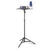 VEVOR Projector Floor Stand Adjustable Height from 26.97 to 63 in, DJ Equipment, Projector Mount with Tray, Ideal for Outdoor Movies, Home, Office
