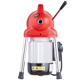 VEVOR Drain Cleaner Machine 120FT x 5/8In 370W Sectional Snake Auger Manual Feed