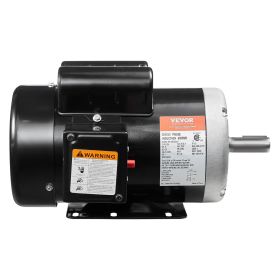 5HP Air Compressor Electric Motor 230V 25A 3450RPM 56Hz Frame CW/CCW Rotation