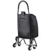 Stair Climbing Cart Foldable Shopping Cart 36L with Storage Bag 6 Wheels