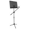 5 Core Music Stand 2-IN-1 Professional Portable Sheet Music Stand with Detachable Microphone Stand