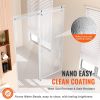 VEVOR Frameless Shower Door 58-59" x 75" SGCC Tempered Glass 5/16" Chrome