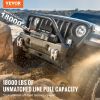 VEVOR Electric Winch Truck 18, 000 lb Steel Cable IP65 Waterproof Remote Control