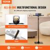VEVOR Projector Floor Stand Adjustable Height from 30.3 to 63.4 in, DJ Equipment, Projector Mount with Tray, Ideal for Outdoor Movies, Home, Office