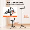 VEVOR Projector Floor Stand Adjustable Height from 26.97 to 63 in, DJ Equipment, Projector Mount with Tray, Ideal for Outdoor Movies, Home, Office
