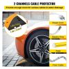 VEVOR Rubber Speed Bump, 2 Pack 2 Channel Speed Bump Hump, 40.2" Long Modular Speed Bump Rated 22000 LBS Load Capacity