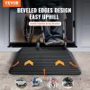 VEVOR Rubber Threshold Ramp, 4" Rise Wheelchair Ramp Doorway, Recycled Rubber Power Curb Ramp Rated 33069 Lbs Load Capacity