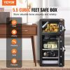 VEVOR Double Door 5.5 cu.ft Safe Box with Key Lock Password Cabinet Black, organize cash, passports, jewelry, gold, watches and documents