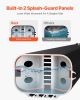 7 Gal Roof Rack Water Tank Portable Water Tank with Splash-Guard Panel