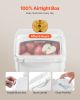 3.5Galx2 + 4.5Galx2 Ingredient Storage Container Airtight Kitchen Bin