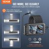 VEVOR Endoscope Camera with Lights Triple Lens Borescope 16.4FT Cable 5" Screen