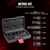 VEVOR 7PCS Thread Chaser Set Metric Thread Restorer Tool Automotive Rethreading