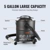 VEVOR Ash Vacuum Cleaner 5 Gallon 1200W for Fireplaces Pellet Stoves Grills BBQ