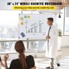 VEVOR Mobile Magnetic Whiteboard, 36 x 24 Inch, Double Sided, 360 Degree Reversible Rolling Dry Erase Board