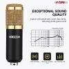 5 CORE Condenser Microphone Bundle, Podcast Equipment Bundle w/Mixer, Mic Arm Stand, Shock Mount