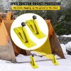 VEVOR Tractor Bucket Protector, 2pcs Ski Edge Protector, 12" Long Turf Tamer Skid Protector, 4" Width