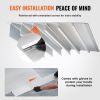 VEVOR Door Threshold Ramp, 1" Rise, 800 lbs Load Capacity, Door Ramp for Wheelchairs, Aluminum Threshold Ramp for Doorways