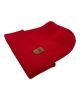 HAAKWEAR Theta-Stitch Cuffed Beanie - Designed and Made in USA (Patent Pending Design) - Scarlet Red