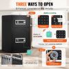 VEVOR Double Door 4.5 cu.ft Safe Box with Key Lock Password Fireproof Bag Black, organize cash, passports, jewelry, gold, watches and documents