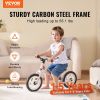 VEVOR Toddler Balance Bike, 12" Carbon Steel Kids Bike with Adjustable Seat & Handlebar, EVA Foam Tires