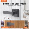 VEVOR Dummy Door Lever, 2 PCS Non-Turning Single Side Push/Pull Handle, Contemporary Square Door Lever Set, Reversible for Right and Left Sided Doors